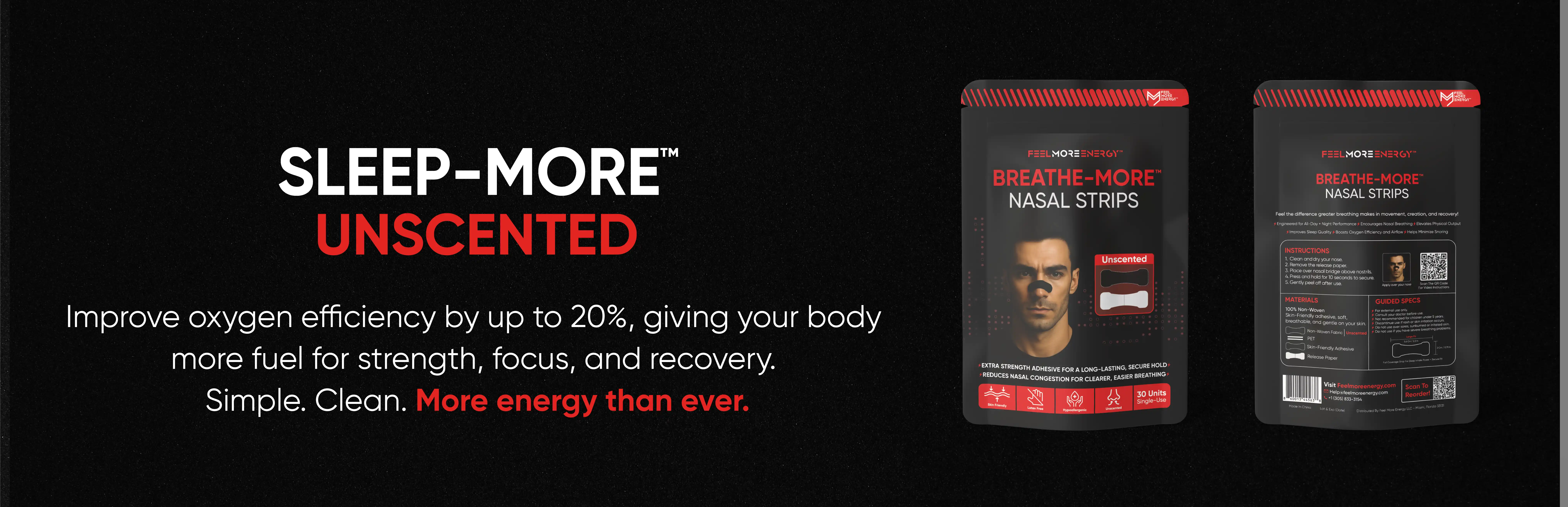 Banner Sleep More Unscented